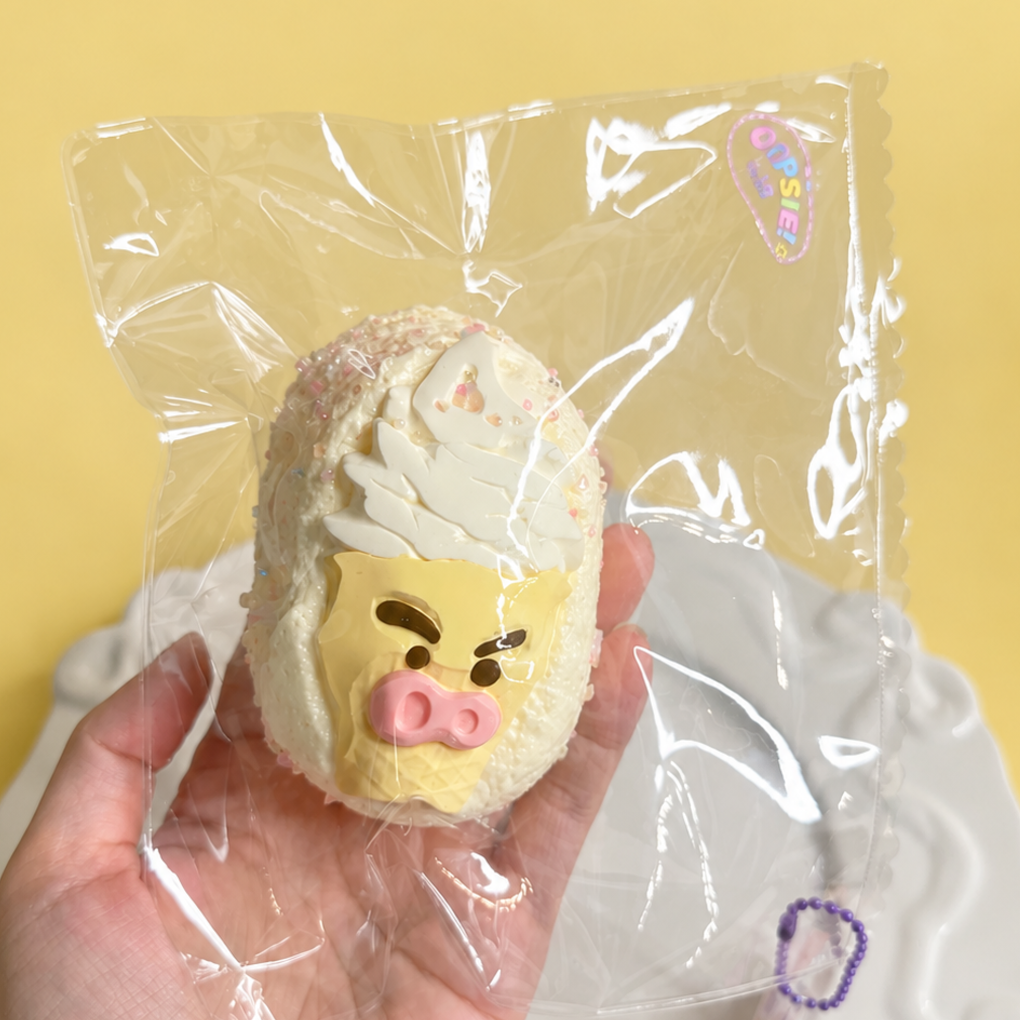 Piggy Pudding Puff Squishy