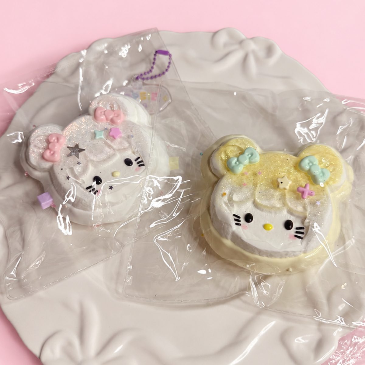 Sprinkle Cream Kitty Squishy