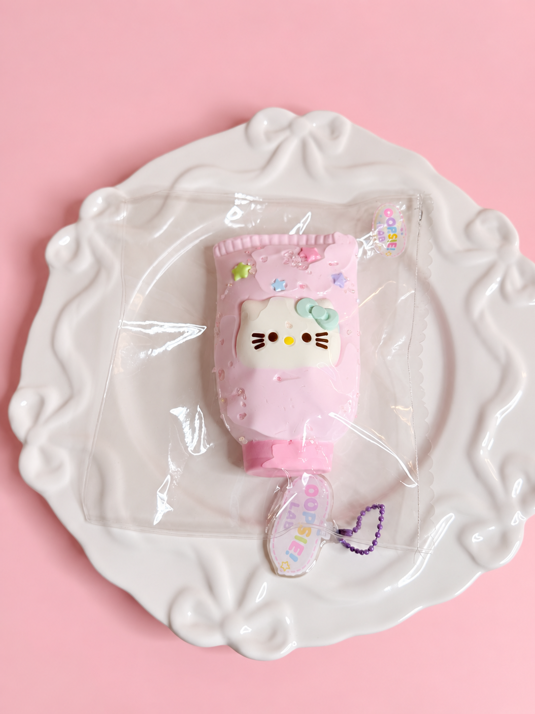 Sweet Cream Hand Kitty Squishy